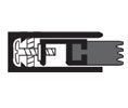 National Guard Products 107NAFS 24 Clear Anodized Aluminum 24" Length Adjustable Perimeter Seal with Neoprene Insert and Foam Back Seal - 1/2"H