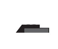 National Guard Products 110SDKB 24" Perimeter Seal - Dark Bronze Anodized Aluminum with Sponge Silicone Insert