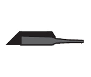 National Guard Products 115NA 102 Clear Anodized Aluminum 102" Length Smoke-Rated Astragal Seal with EPDM Insert
