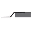 National Guard Products 122NSS-630 24" Dark Oxidized Oil Rubbed Stainless Steel Perimeter Seal with Neoprene insert