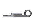 National Guard Products 129UBR-722 24" Dark Oxidized Oil Rubbed Bronze Perimeter Seal with Polyurethane insert