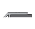 National Guard Products 130SBR-722 24" Dark Oxidized Oil Rubbed Bronze Perimeter Seal with Silicone insert