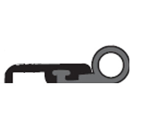 National Guard Products 137SA 36" Perimeter Seal - Clear Anodized Aluminum with Silicone Insert