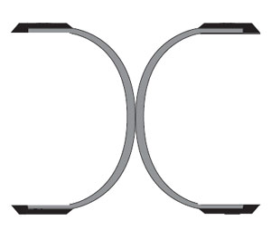 National Guard Products 14RDKBSET 1-3/4" 84 Dark Bronze Aluminum 84" Length Door Bottom Seal Set with Reinforced Neoprene Insert - 1-3/4" wide