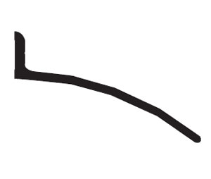 National Guard Products 16DKB 36" Dark Bronze Anodized Aluminum Drip Cap