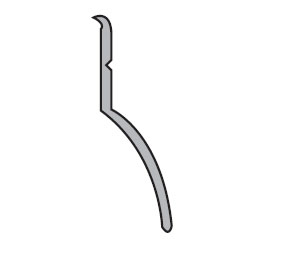 National Guard Products 17BR 80" Bronze Drip Cap