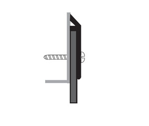 National Guard Products 200SBR 36" Satin Brass Door Sweep with Silicone insert