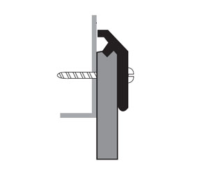 National Guard Products 202NB 84" Gold Anodized Aluminum Door Sweep with Neoprene insert