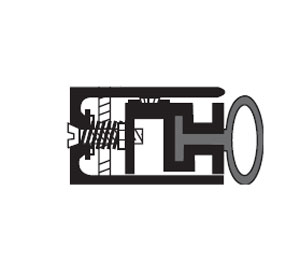 National Guard Products 3038NA 84" Clear Anodized Aluminum Spring Adjustable Perimeter Seal with Neoprene insert