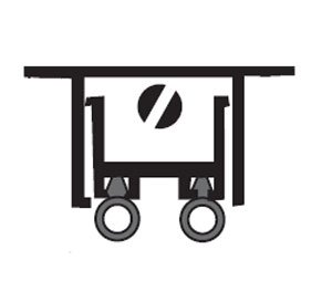 National Guard Products 320S 20" Mill Finish Aluminum Automatic Door Bottom with Silicone insert, for Hollow Metal Doors - Mortise Mount