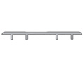 National Guard Products 404BR-722-SIA 34" Dark Oxidized Oil Rubbed Bronze Carpet Divider - Slip Resistant