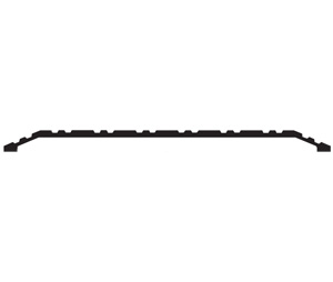 National Guard Products 428FC-BB-SIA 40" Bead Blasted Aluminum Floor Closer Cover - Slip Resistant