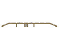 National Guard Products 429BR-BB 24" Bead Blasted Bronze 1/2" Saddle Threshold