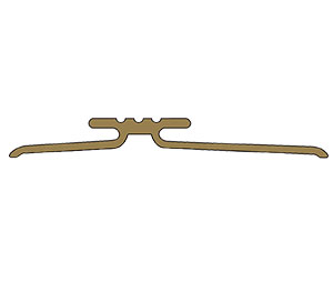 National Guard Products 442BR-722 42" Oil Rubbed Bronze Interlocking Threshold