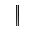 National Guard Products 5100N-86" Neoprene Seal for Mullion Application - 3/32"W x 1-1/8"H x 86" Length - Black Color - Self Adhesive