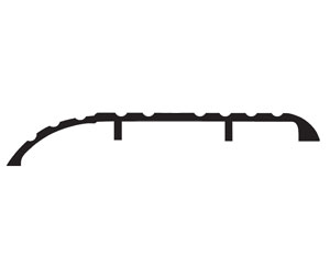 National Guard Products 656 72" Mill Finish Aluminum Offset Threshold