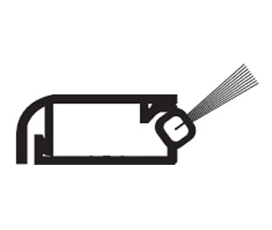 National Guard Products 670DKB 36" Concealed Fastener Seal - Dark Bronze Anodized Aluminum with Nylon Brush Insert