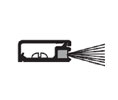 National Guard Products 672DKB 24" Concealed Fastener Seal - Dark Bronze Anodized Aluminum with Nylon Brush Insert