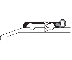 National Guard Products 700EV 36" Mill Finish Aluminum Perimeter Seal ...