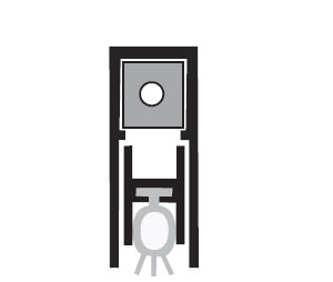 National Guard Products 780SA 88" Clear Anodized Aluminum Slimline Automatic Door Bottom with Silicone insert - Surface Mount