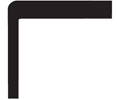 National Guard Products 8134-POL 24" Polished Aluminum Edge Component