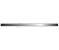 National Guard Products 814-18-BEB 102" Mill Stainless Steel Cover Plate - 18" width - Both Edge Beveled