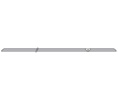 National Guard Products 818BR-10-BEB 24" Satin Bronze Cover Plate - 10" width - Both Edges Beveled