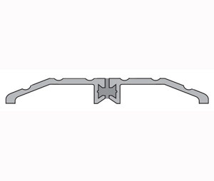 National Guard Products 8424-BB 34" Bead Blasted Aluminum Thermal Break Saddle Threshold