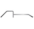 National Guard Products 884SS-US32-SIA 54" Polished Stainless Steel Bumper Seal Threshold - Slip Resistant
