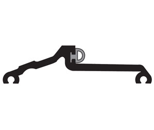 National Guard Products 893S 84" Mill Finish Aluminum Bumper Seal ...