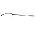 National Guard Products 896SS-US32-SIA 40" Polished Stainless Steel Bumper Seal Threshold - Slip Resistant
