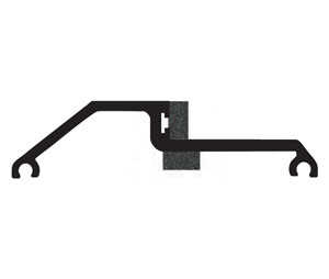 National Guard Products 897NS 24" Mill Finish Aluminum Bumper Seal ...