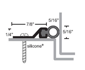 National Guard Products 9002 32" Perimeter Seal - Mill Finish Aluminum ...