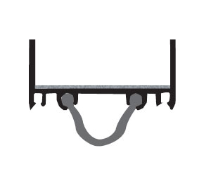 National Guard Products 9245NA 54" Gap Solution for Excessive Fire Door Bottom Undercut/Clearance