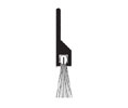 National Guard Products 9600A BL 24" Allseal® Perimeter Gasketing with Nylon Plus Brush insert  - Clear Anodized Aluminum