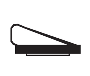 National Guard Products 9750B 108 Intumescent with TPE Fire and Smoke Seal - 1/4" x 1/2" x 108" Length - Brown Color - Self Adhesive