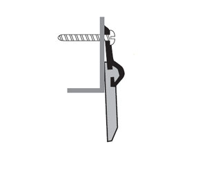 National Guard Products 98VDKB 36" Dark Bronze Anodized Aluminum Door Sweep with Vinyl insert