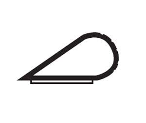 National Guard Products ANTI-LIG 5050CL 36 Anti-ligature Silicone Bulb Fire and Smoke Seal - 1/4" x 1/2" x 36" Length - Clear Color - Self Adhesive