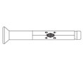 National Guard Products #1/4-20 Philips Combo Flat Machine Screw/Anchor