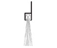 National Guard Products G610A 80" Perimeter Seal - Clear Anodized Aluminum with Nylon Brush Insert
