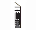 National Guard Products 229NSS 18" Mill Finish Stainless Steel Automatic Door Bottom with Neoprene insert - Surface Mount