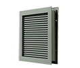 National Guard Products L-700-RX-CAB 22" x 48" Self Attaching Louver - CAB (California Bronze finish)