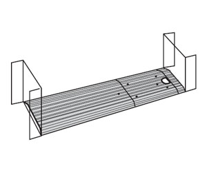 National Guard T1X429EDKB-84" Dark Bronze Aluminum Type1 429EDKB Floor ...