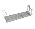 National Guard T1X427FC-24" Mill Finish Aluminum Type1 427FC Floor Closer Threshold - Center Hung
