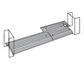 National Guard T5X713BRX413BR-24" Satin Bronze Type5 713BRX413BR Floor Closer Threshold - Offset Hung