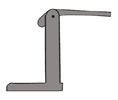 National Guard Products SDG-10B Dark Bronze US10B Security Door Guard - 2-3/16"H - Screw Mount