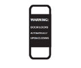 National Guard Products SDG-WS Warning Sticker for Retrofit