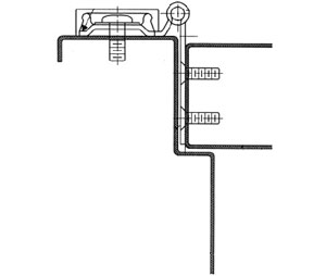 National Guard Products SS304-83 Stainless Steel Continuous Hinge Half Mortise