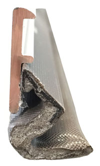 Perimeter Seal - Clear Anodized Aluminum with Q-Lon Insert