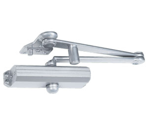 Norton CLP1601 689 Grade 1 Adjustable Surface Door Closer CloserPlus Parallel Arm Positive Stop, Painted Aluminum